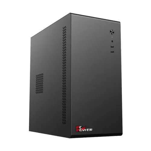 PC Power PC401 Mini Tower Micro-ATX Casing With Power Supply - 1